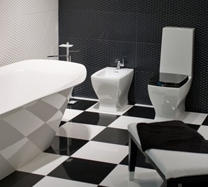 Low-flow toilets can dramatically reduce water use.