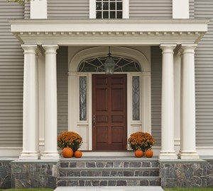 Make sure your front porch makes a good first impression on potential buyers.